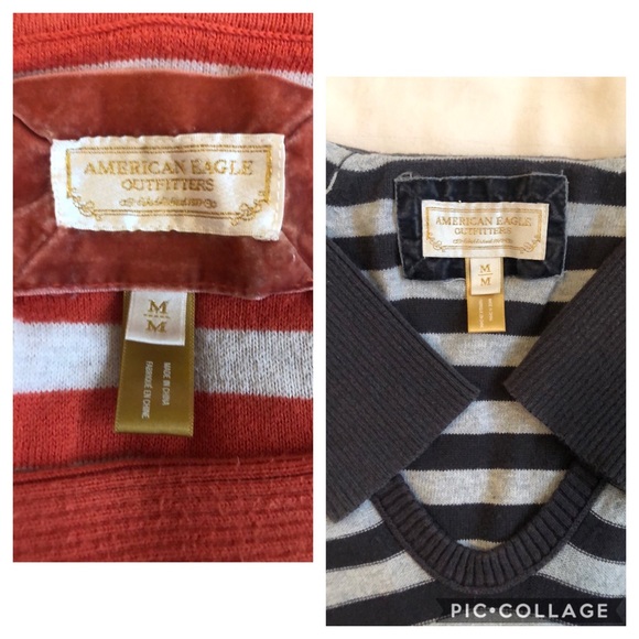 Bundle of 2 American Eagle hooded light sweaters - Picture 4 of 4